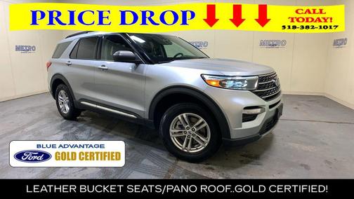 Silver Metallic 2022 Ford Explorer XLT