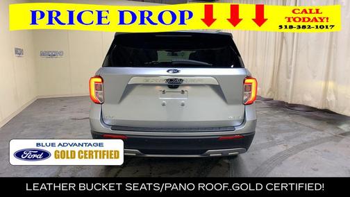 Silver Metallic 2022 Ford Explorer XLT