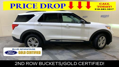 White Metallic 2023 Ford Explorer XLT
