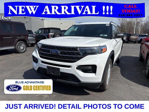 Star White Metallic Tri-Coat 2023 Ford Explorer XLT