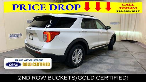 White Metallic 2023 Ford Explorer XLT