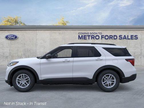 Space White Metallic 2026 Ford Explorer Active