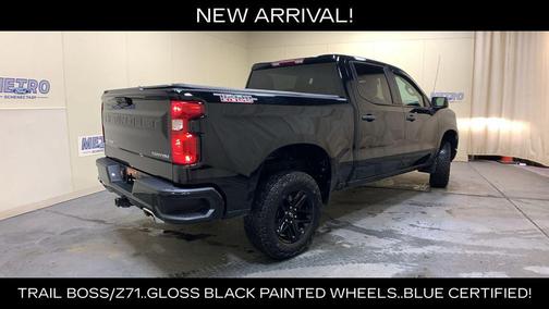 Black 2024 Chevrolet Silverado 1500 Custom Trail Boss