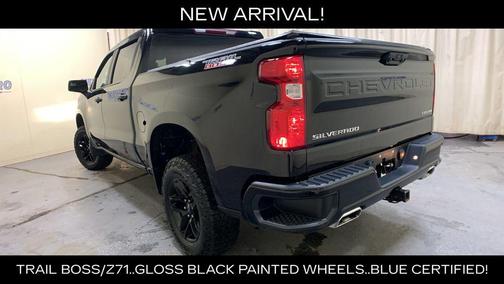 Black 2024 Chevrolet Silverado 1500 Custom Trail Boss
