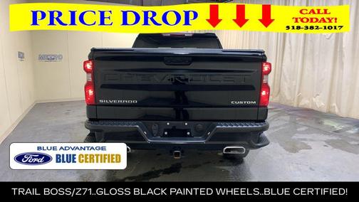 Black 2024 Chevrolet Silverado 1500 Custom Trail Boss