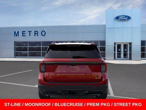 Rapid Red Metallic TC 2026 Ford Explorer ST-Line