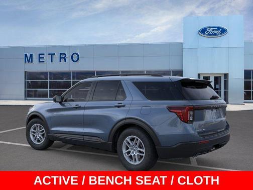 Vapor Blue Metallic 2026 Ford Explorer Active
