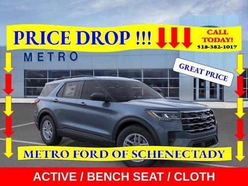 Vapor Blue Metallic 2026 Ford Explorer Active