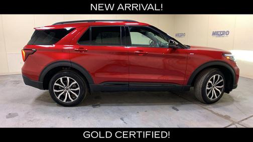 Red Metallic 2025 Ford Explorer ST-Line