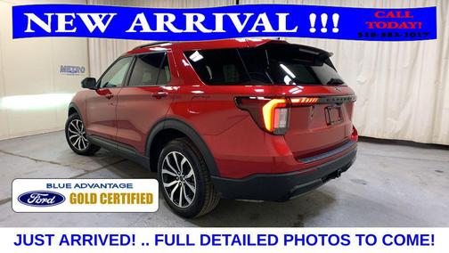 Red Metallic 2025 Ford Explorer ST-Line
