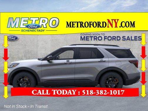 Gray 2026 Ford Explorer Tremor