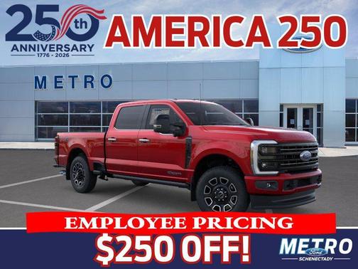 Ruby Red Metallic Tinted Clearcoat 2026 Ford F-350 Platinum