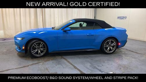 Grabber Blue Metallic 2025 Ford Mustang EcoBoost Premium
