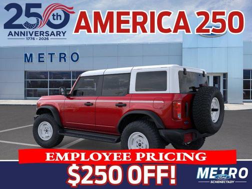 Ruby Red Metallic Tinted Clearcoat 2026 Ford Bronco Heritage Edition