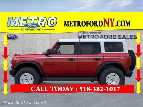 Ruby Red 2026 Ford Bronco Heritage Edition