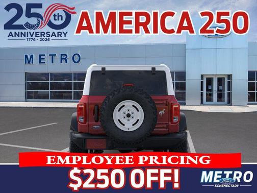 Ruby Red Metallic Tinted Clearcoat 2026 Ford Bronco Heritage Edition