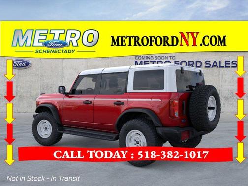 Ruby Red 2026 Ford Bronco Heritage Edition