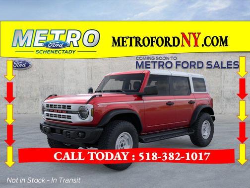 Ruby Red 2026 Ford Bronco Heritage Edition