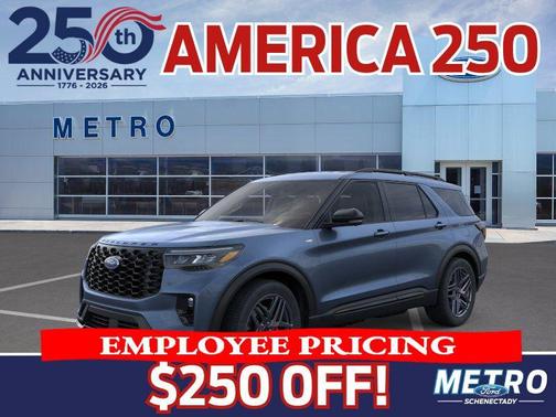 Vapor Blue Metallic 2026 Ford Explorer ST-Line