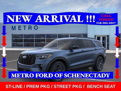 Vapor Blue Metallic 2026 Ford Explorer ST-Line