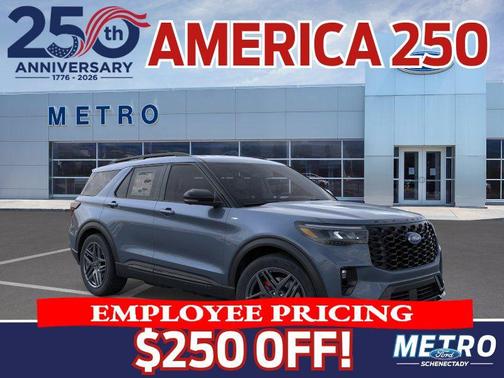 Vapor Blue Metallic 2026 Ford Explorer ST-Line
