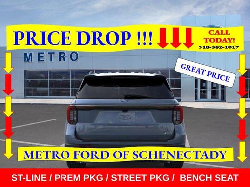 Vapor Blue Metallic 2026 Ford Explorer ST-Line