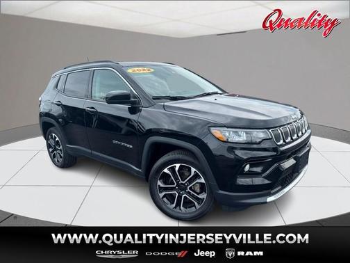 Diamond Black 2022 Jeep Compass Limited
