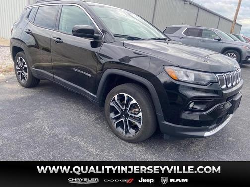 Diamond Black 2022 Jeep Compass Limited