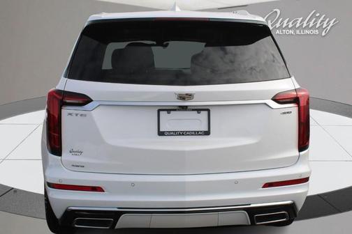 Crystal White Tri-Coat 2024 Cadillac XT6 Premium Luxury AWD