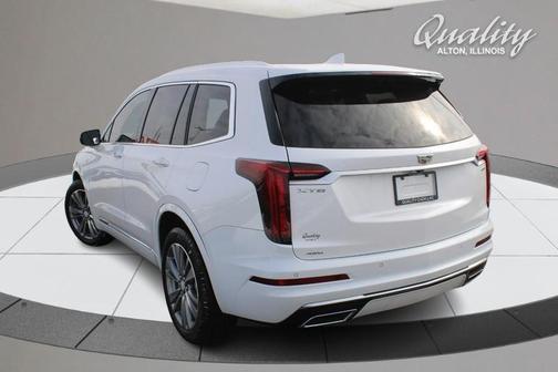 Crystal White Tri-Coat 2024 Cadillac XT6 Premium Luxury AWD