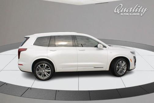 Crystal White Tri-Coat 2024 Cadillac XT6 Premium Luxury AWD