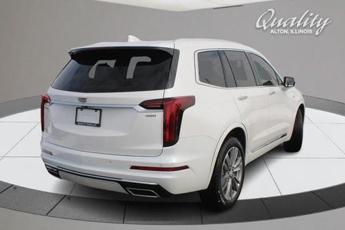 Crystal White Tri-Coat 2024 Cadillac XT6 Premium Luxury AWD