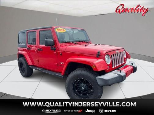 Firecracker Red Clearcoat 2018 Jeep Wrangler JK Unlimited Sahara
