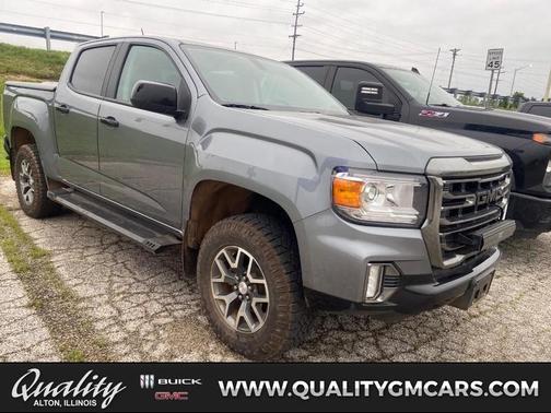 Satin Steel Metallic 2022 GMC Canyon AT4