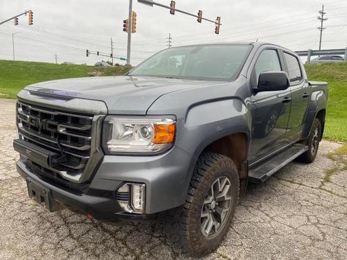 Satin Steel Metallic 2022 GMC Canyon AT4
