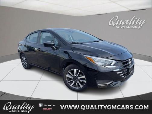 Black 2025 Nissan Versa 1.6 SV