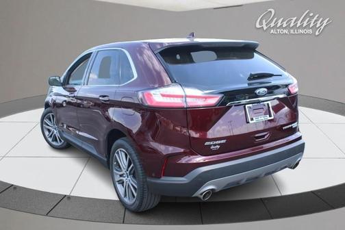 Burgundy Velvet Metallic Tinted Clearcoat 2019 Ford Edge Titanium