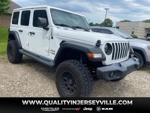 Bright White Clearcoat 2019 Jeep Wrangler Unlimited Sport