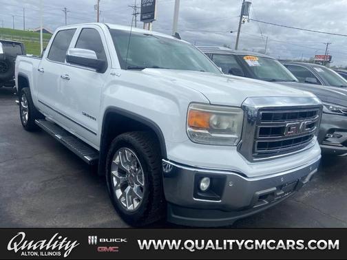 Summit White 2015 GMC Sierra 1500 SLT
