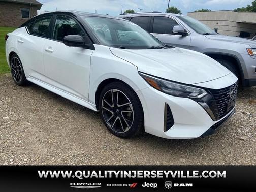 Aspen White Tricoat 2025 Nissan Sentra SR