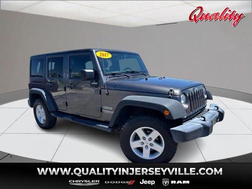 Granite Crystal Clearcoat Metallic 2017 Jeep Wrangler Unlimited Sport