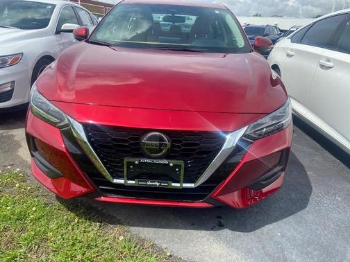 Scarlet Ember 2020 Nissan Sentra SV