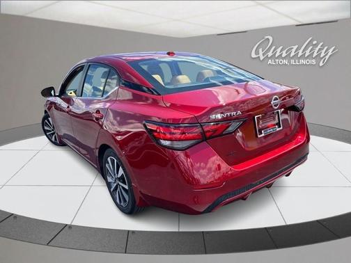 Scarlet Ember 2020 Nissan Sentra SV
