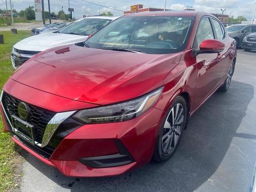 Scarlet Ember 2020 Nissan Sentra SV