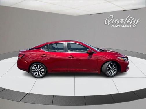 Scarlet Ember 2020 Nissan Sentra SV