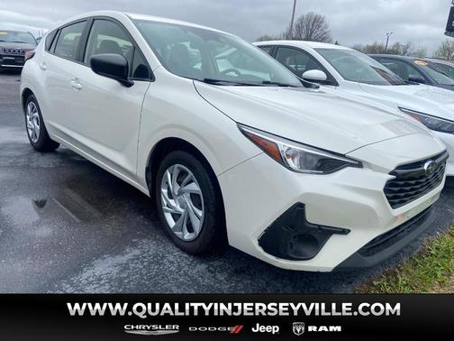 Crystal White Pearl 2024 Subaru Impreza Base