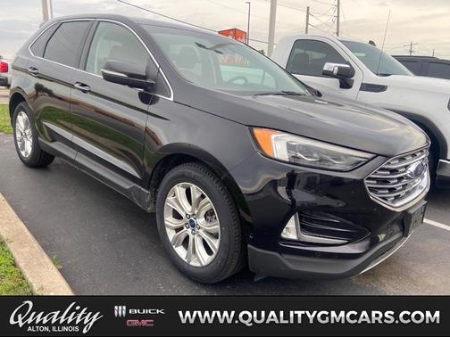 Agate Black 2020 Ford Edge Titanium