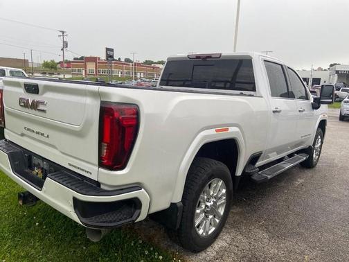 White Frost Tri-Coat 2020 GMC Sierra 3500 Denali
