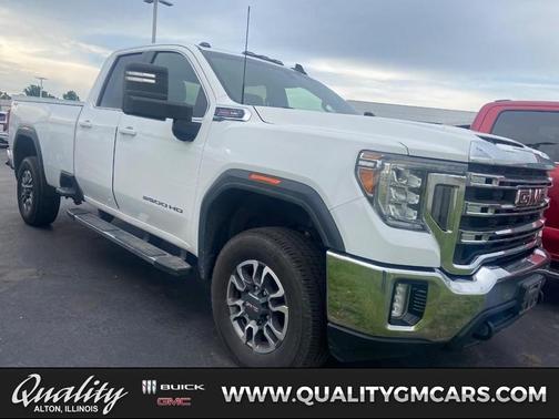 Summit White 2023 GMC Sierra 2500 SLE