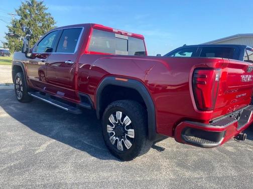 Volcanic Red 2024 GMC Sierra 3500 Denali